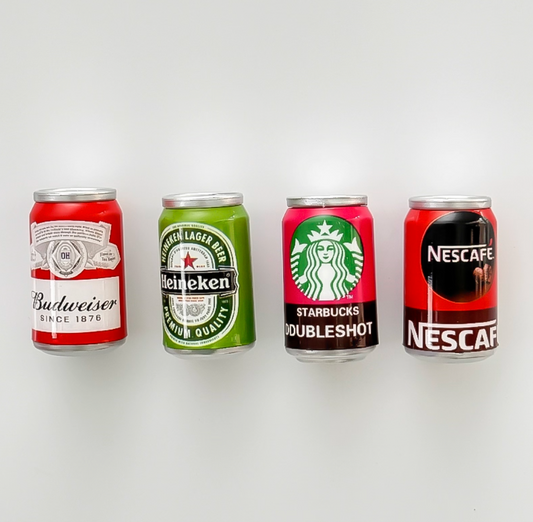 Cans Refrigerator Magnets Set (mini size)