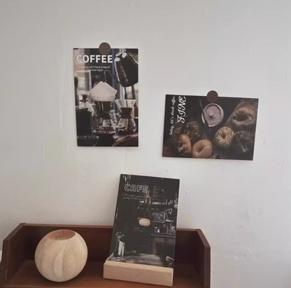 10 PCS Coffee Bread Wall Collage Kit Dorm Decor Prints Teens Stationery Gift