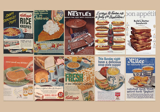 10 PCS Food Series Wall Collage Kit, Cute Bedroom Photo Wall Art Decor For Teen Girls