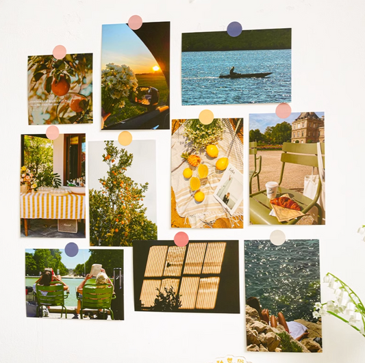 10 PCS Summer Vibe Wall Collage Kit, Refrigerator Decoration Aesthetic Pictures,Room Decor For Bedroom,Decoration Postcards,Dorm Photo Wall Decor For Teen Girls