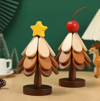 Tree Insulation Mat Solid Wood, Dining Table Anti Scalding Mat, Pot Mat Festival Gift Home Decoration