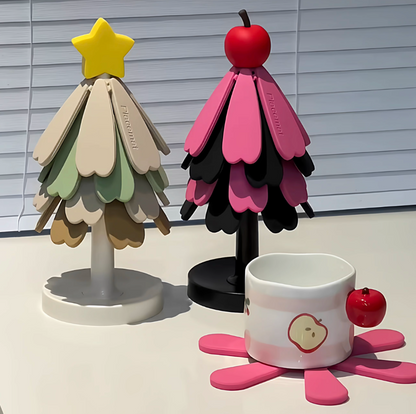 Tree Silicone Mat, Dining Table Anti Scalding Mat, Pot Mat, Gift Creative And Personalized Home Decoration