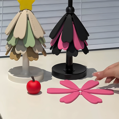 Tree Silicone Mat, Dining Table Anti Scalding Mat, Pot Mat, Gift Creative And Personalized Home Decoration