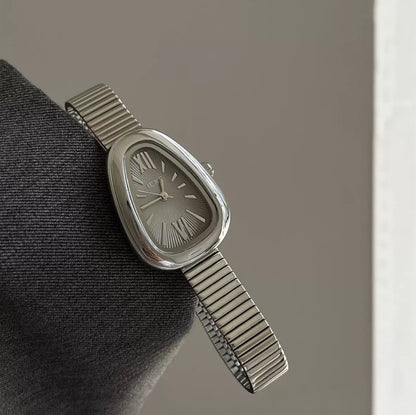 Delicate Simple Silver Bracelet Watch