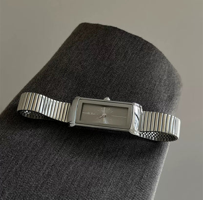 Delicate Simple Silver Bracelet Watch