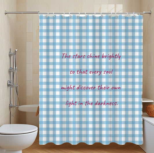 Plaid Cute Shower Curtain