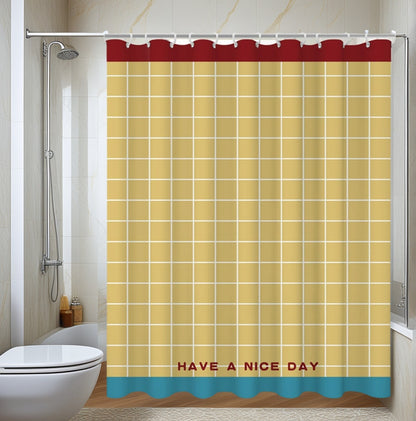 Plaid Cute Shower Curtain