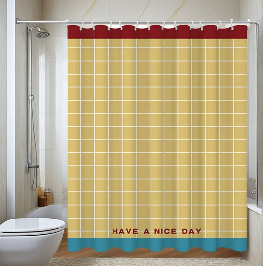 Plaid Cute Shower Curtain